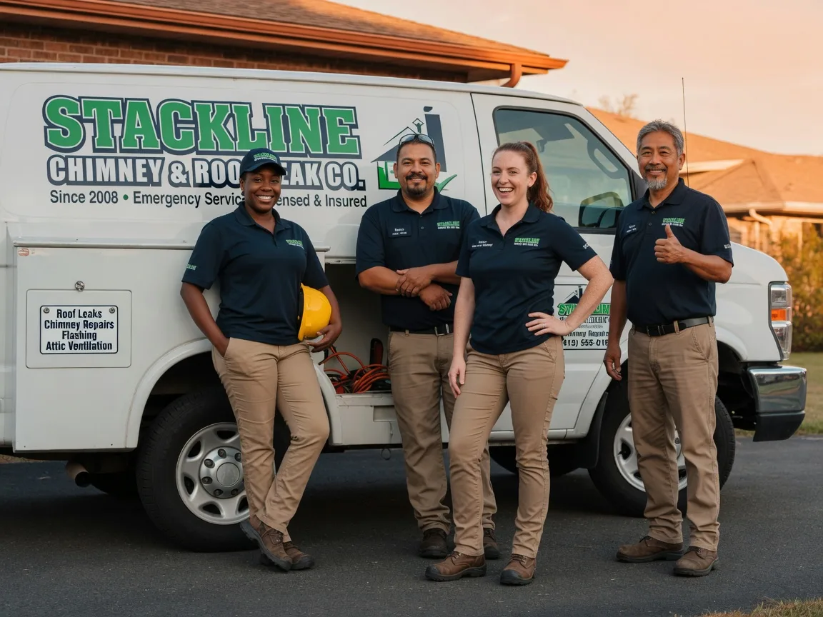 Chimney flashing repair company in Westlake, LA